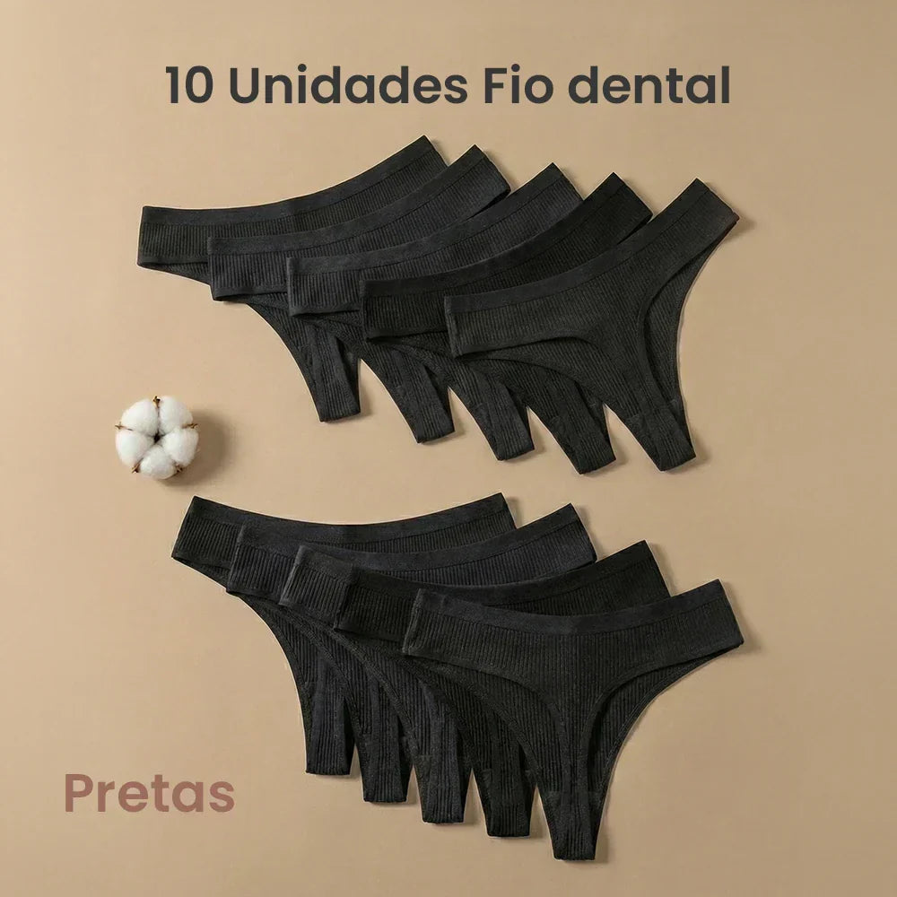 Kit 10 Calcinhas CottonConfort®