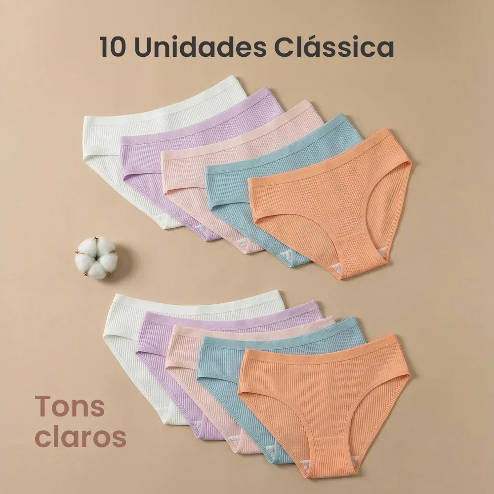 Kit 10 Calcinhas CottonConfort®