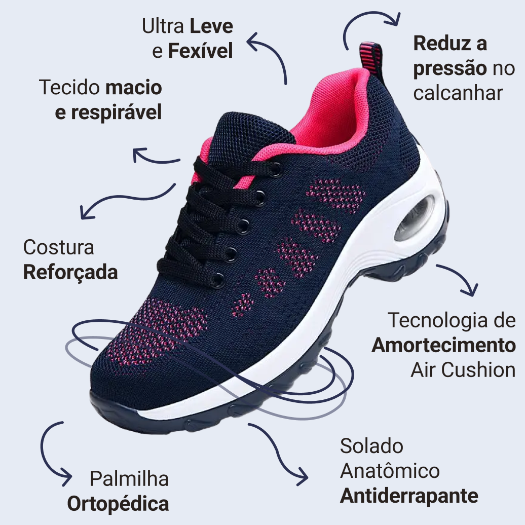 Tênis Anatômico Anti Impacto