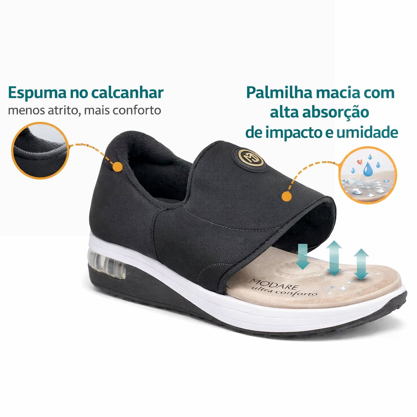 Tênis Ortopédico Feminino Modare Ultra Conforto - OrthoFlex