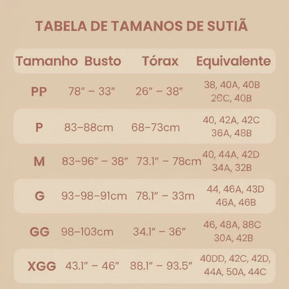 Sutiã Push-Up com Bojo Gel